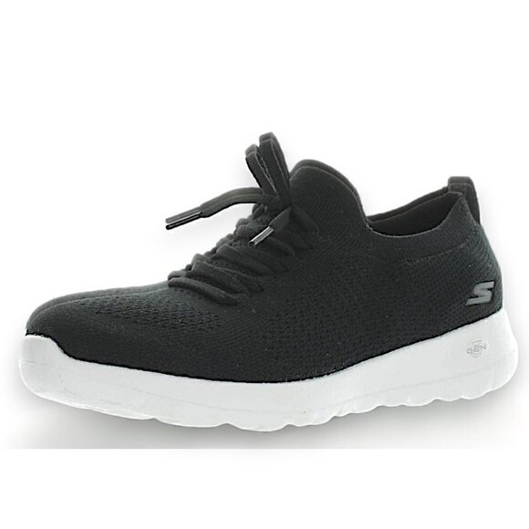 Skechers Go Walk Joy Black Slip On Knit Comfort Sneakers, Women's Size 6 - Picture 1 of 11